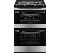 ZANUSSI  ZCG63040XA 60 cm Gas Cooker - Stainless Steel